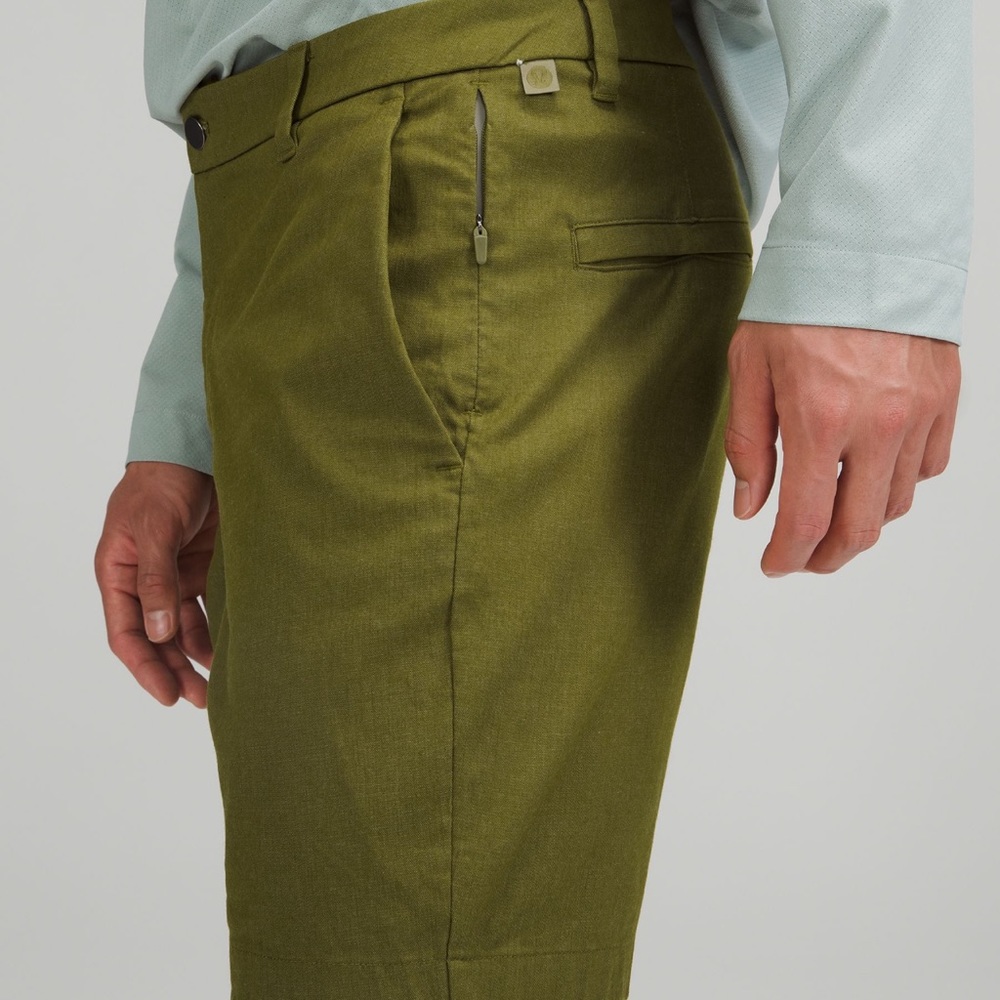 Lululemon Commission Short Classic 9” Juniper Green Mens size 34 new - Picture 4 of 7